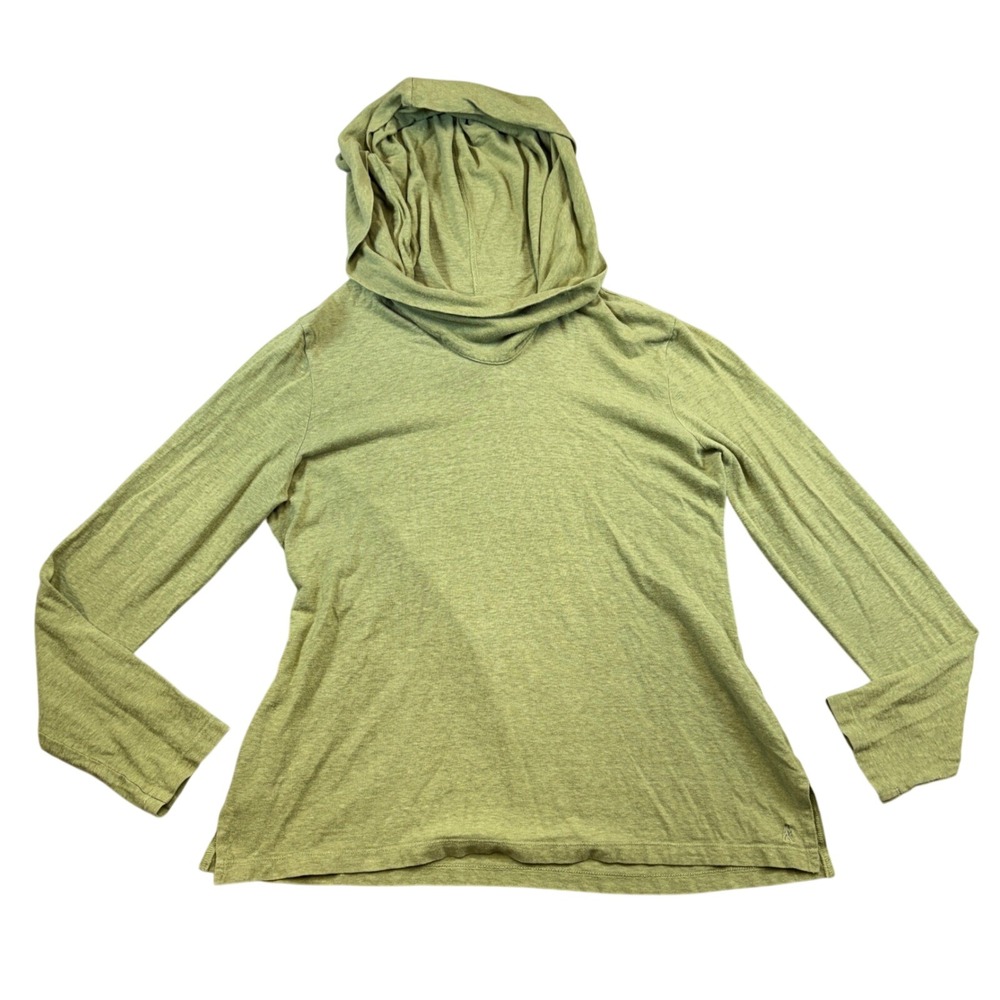 Royal Robbins Womens Hemp Organic Cotton Hoodie Olive Green Long Sleeve Large